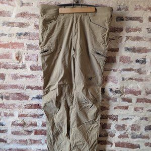 EDDIE BAUER First Ascent Mens Hiking Stretch Outdoor Performance Pants Trail Tan